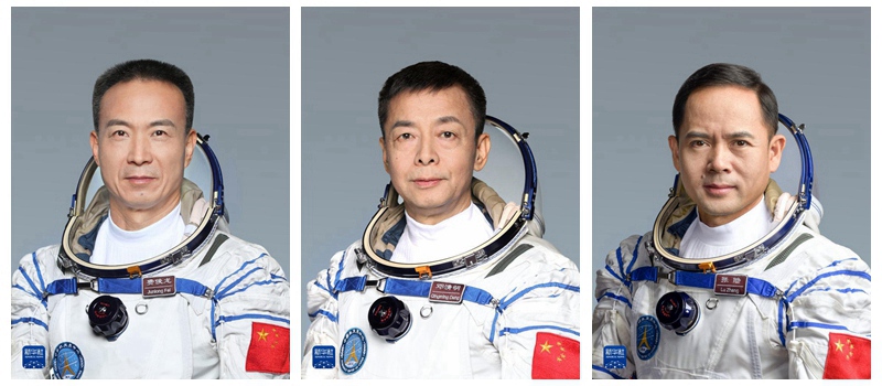 中, 선저우15호 우주비행사 3명 확정