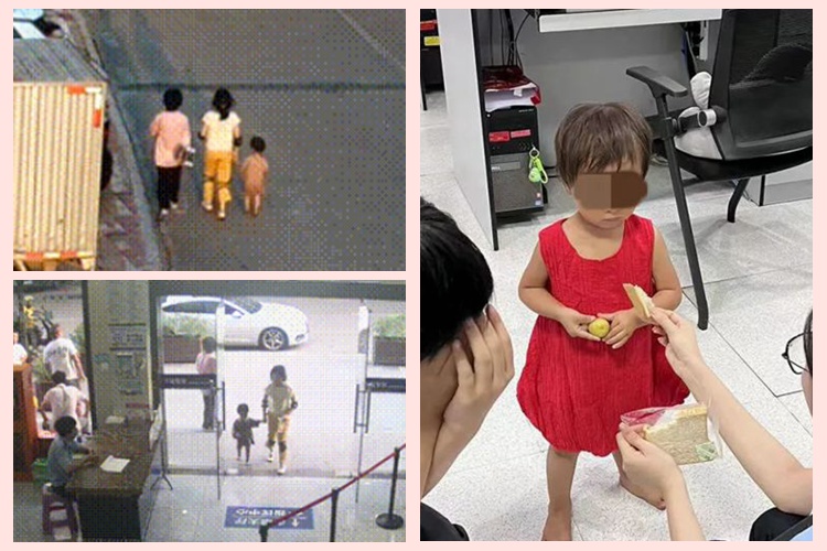 中, 10살 소녀 두 명이 2살 아기 찾아준 사연
