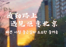 [한국언니 in 베이징] 바쁜 아침 출근길의 소소한 즐거움